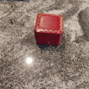 Cartier Ring Presentation Box - Red